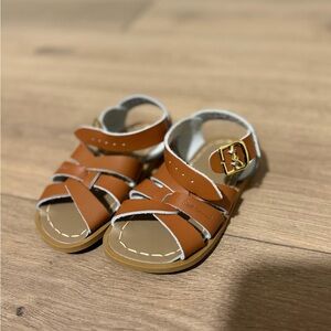 Salt Water Toddler Brown Buckle Strap Sandals- NEW